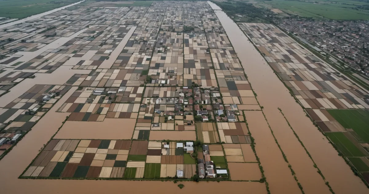 AI routing system adapting aid delivery routes around flood-affected road networks